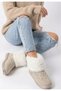 Bellamor Women's Stone Embroidered Fur Sparkling Plush Short Snow Boots
