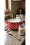 20 cm Red Polka Dot Enamel Pot