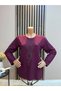 Women's Ivy Motif Winter Combed Cotton Blouse for Middle-Aged and Older Women - 2