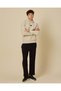 Men Beige Textured Hooded Sweatshirt - 2