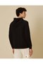 Men Black Hooded Sweatshirt - 3