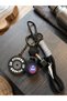 Fitness Sports Themed Keychain – Pink Keychain with Dumbbell, Kettlebell, and Weight Plate Figures