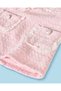 Infant Girls Pink And Ivory Tweed Dress - 3
