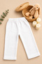 100% Cotton Muslin Children's Pants Girls Boys Unisex |   Comfortable Cut Summer - Spring Trousers with Elastic Waist Pockets |   3 Colors |   1-2-3-4 Years Old - 2