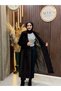 Zeli̇a Premium Lined Fox Coat |   Brown - 5