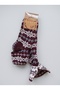 Turkmen Socks Woolen Booties 3-Pack Foldable Keep Warm Winter Home Socks Unisex Mixed Pattern - 3