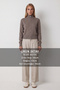 Women's Brown Double Zipper Cardigan Alc-X15900 - 2