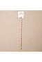 Vip Series 316L Steel Gold Color Half Moon Design Sparkling Stone Embroidered Elegant Bracelet 17+2 cm - 3