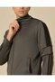 Men Grey Plain Zip-Up Sweatshirt - 4