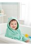 Outlet 100% Cotton Soft Girl-Boy Newborn/Baby Bath Swaddle Towel Mint/Hippo - 2