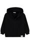Basic Hooded Cardigan for 10-13 Years - Black - 3