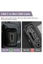 كابل شحن ونقل بيانات OTG من النوع C إلى Mini USB متوافق مع كاميرات كانون - 6
