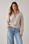 Women's Zipper Collar Basic Knitwear Sweater