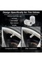 Bling Rhinestone Tire Valve Stem Caps,4 Pack Universal Crystal Dustproof Air Valve Covers for Cars,SUVs,and Motorcycles - 4