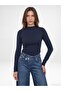 10841 High Collar Cashmere Blend Knit Sweater - 2