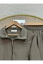 Arlina Collar Detailed Elastic Cuffed Trousers Suit-Nl1047 Khaki - 3