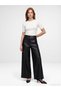72826 Wide Leather Trousers - 4