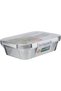 Aluminium Container with Lid 1850ml Silver 8+2 - 3
