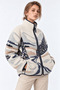 Sıradağlar Polar Jacket - Ecru & Navy Blue - 2