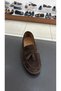 Brown Suede Leather Tasseled Women's Casual Shoes - 3