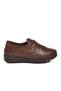 Anatomical Comfortable Sole Women's Brown Genuine Leather Casual Shoes 7679-27K - 2