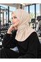 Black Athletic Hijab Sports Hijab - Suitable for Daily and Training Use with Tie-Backs - 3