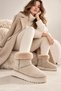 Neli̇s Women's Casual Winter Boots with Fur Inside and Ankle Lining