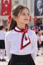Shoe Basket Turkish Flag Patterned Tie Form Children's Scarf