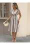 Rochie midi, mix culori - 3