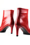 Thin Heeled Patent Leather Women's Short Boots - 6