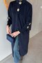 Bergama Kaşe Kaban Navy Blue - 4