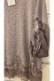 Italian Knitwear Blouse with Silk Lace Detail on Sleeves - 4