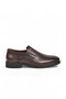 Men's Brown Genuine Leather Classic Casual Shoes with Side Elastic 064 - 2