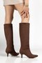 Syt-2025 Brown Suede Daily Women's Boots - 2
