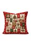 Digital Printed Patchwork Christmas Patterned. Christmas Decoration Double-Sided Use 43X43Cm Set of 2 - 2