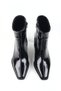 Thin Heeled Patent Leather Women's Short Boots - 3
