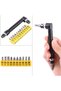 L-Shape 1/4 Inch Hex Socket Wrench Double Head with Various Screwdriver Bits Hand Tool Set - 3