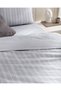 Amelia Double Cotton Dobby Duvet Cover Set - Gray - 3