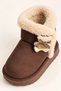 Toffe Winter Girls' Boots with Fur Inside and Bow Detail - 2