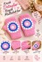 Women's Fingerless Knitted Gloves Pink Blue White Hand Knitted Winter Warm Gloves for Daily Use - 2