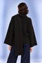 Shawl Collar Ribbed Oversize Knitwear Sweater 2505 Black - 3