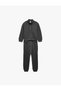 Cotton Stand Collar Long Sleeve Embroidered Tracksuit Set