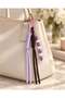Lilac Bead Detailed Bag Charm