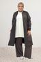 33096 Large Size Zippered Three-Thread Cap - Brown - 2