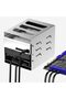 High-Speed SATA Cable 5 Pack, 90° Right Angle 6Gbps Data Cable with Locking Latch, 50cm 18 Inch for - 4