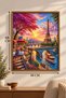 Overnight Paris 1000 Piece Puzzle Eiffel Tower View High Print Quality 48 X 68 cm Puzzle - 2