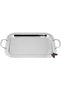 Rqah 3-Piece Rectangular Serving Tray Set with Side Handles, Ideal for Serving Desserts, Drinks, Sna - 4