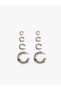 4-Piece Hoop and Cartilage Earring Set