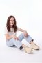 Girl's Ripped Detailed Wide Leg Jeans - 2
