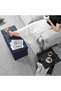 Storage Stool,Foldable Storage Ottoman Box,Padded Seat for Dorm Living Room,Versatile Space-Saving S - 6